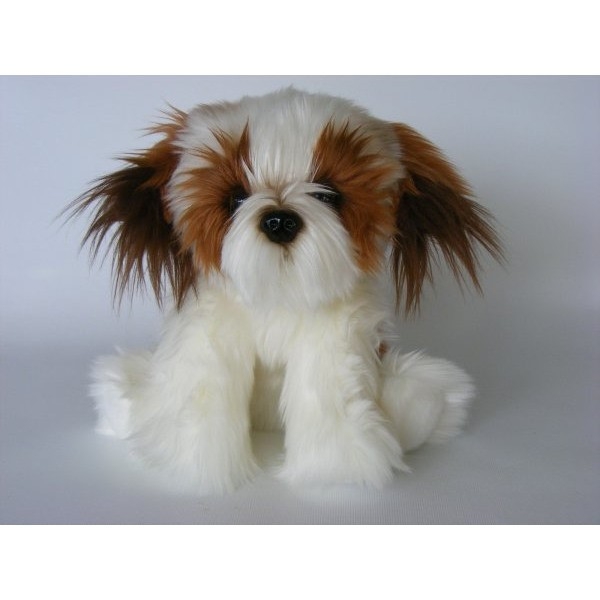 Plüsch Hund Shih Tzu sitzend 30cm